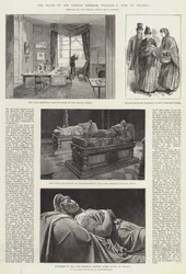 Der Tod des deutschen Kaisers, Wilhelm I., König von Preußen